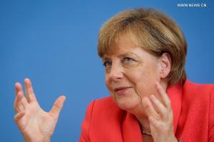 Angele Merkel (--news.xinhuanet.com)