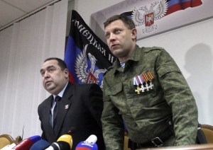 Igor Plotnitsky and Alexander Zakharchenko (--Tass)