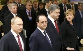 Normandy Four: Putin, Hollande, Poroshenko, Merkel (--unian.com)