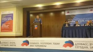 Johan Bäckman of Finland at Donetsk International Forum