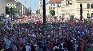 G7 Protesters in Munich (--Strategic Culture Foundation)