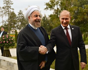 Hassan Rouhani and Vladimir Putin (--02varvara.wordpress.com)