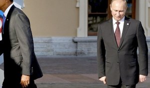 Barack Obama, Vladimir Putin (--telegraph.co.uk)