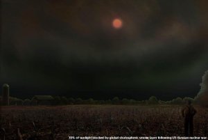 70% of sunlight blocked by stratospheric smoke layer following nuclear war