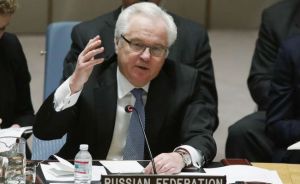 Vitaly Churkin, UN, March 6, 2015. (--Reuters)