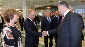 Vladimir Putin, Petro Poroshenko, Minsk, Belarus (--BelleNews.com)