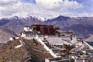 Potala Palace, Lhasa, Tibet - former home of Dalai Lama, now controlled by China. (--Unesco)