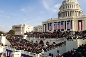 For more than two hundred years, America's citizens have witnessed the Inauguration ceremonies of the President and Vice President of the United States. From the first Inauguration of George Washington to today, as we prepare for the 58th Presidential Inauguration, the swearing-in ceremonies represent both national renewal and continuity of leadership (--tomudall.senate.gov) 